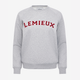 LeMieux Ladies Vida Varsity Crew Neck Sweat - Grey Marl