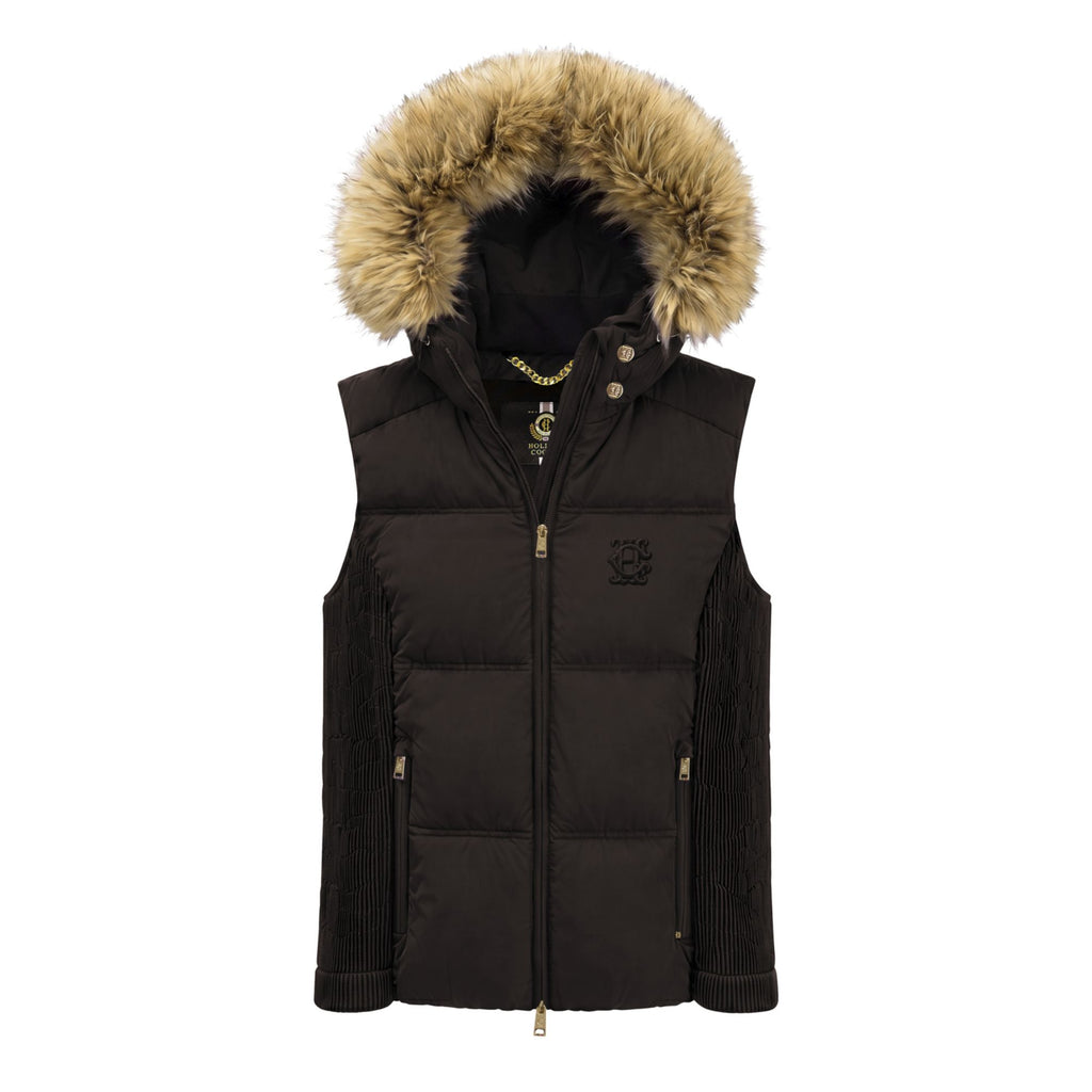 Holland Cooper Ladies Cranborne Training Gilet - Chocolate