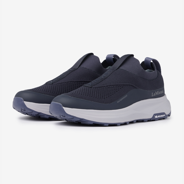 LeMieux Kanta Slip On Waterproof Trainers - Navy