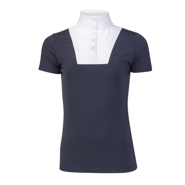 Aubrion Young Rider Optima MX Show Shirt - Navy