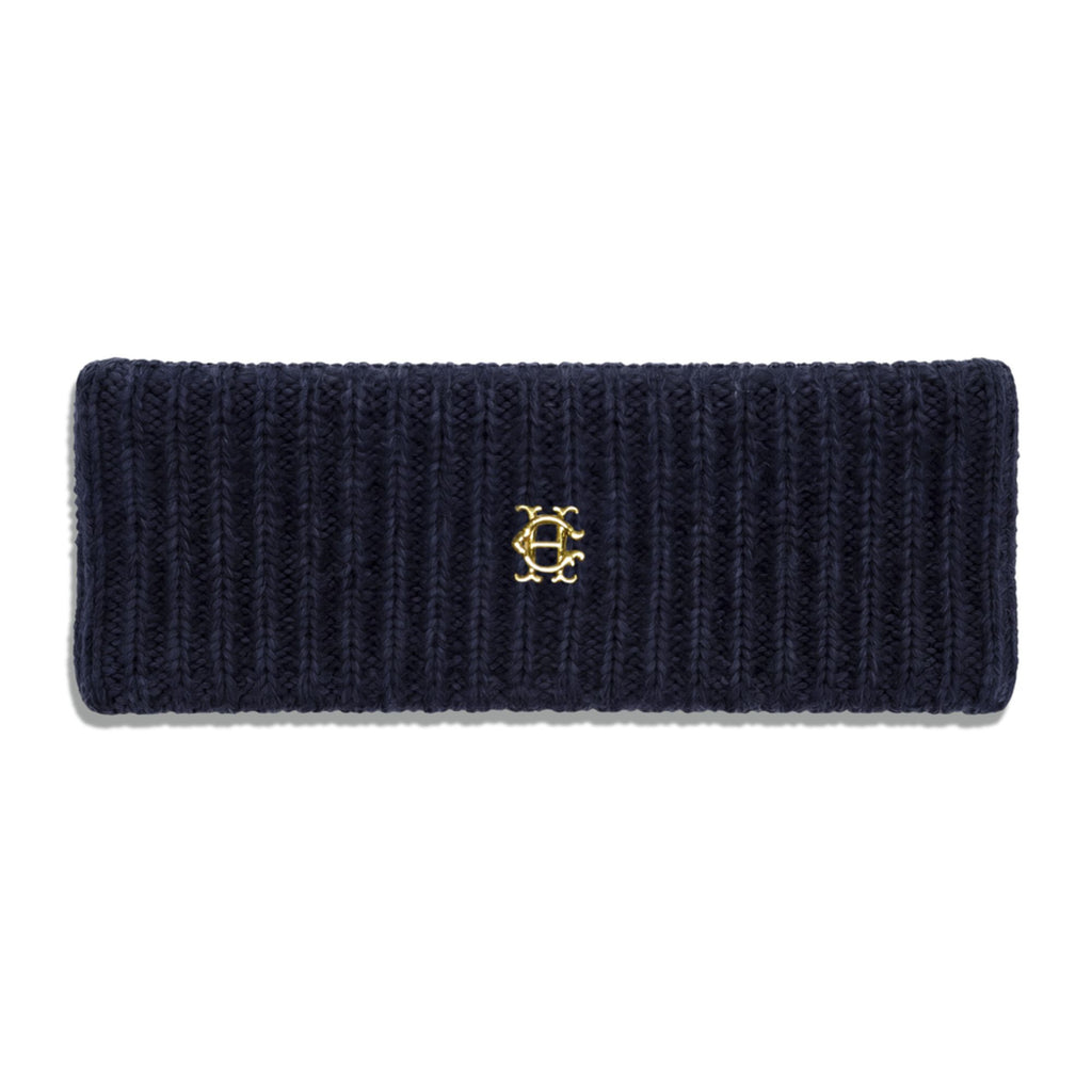 Holland Cooper Ladies Knitted Headband - Navy