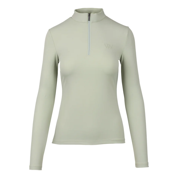 Woof Wear Ladies Long Sleeve Tech Riding Shirt - Sage