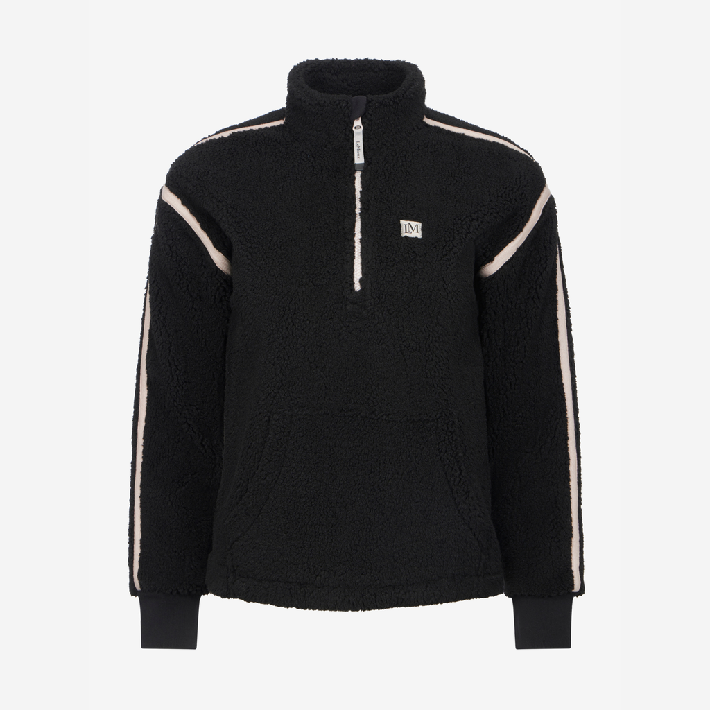 LeMieux Ladies Avery Teddy Quarter Zip Fleece - Black