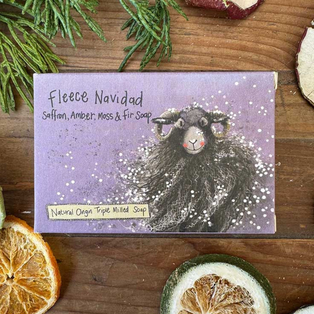 Alex Clark Fleece Navidad Soap - Saffron, Amber, Moss & Fir