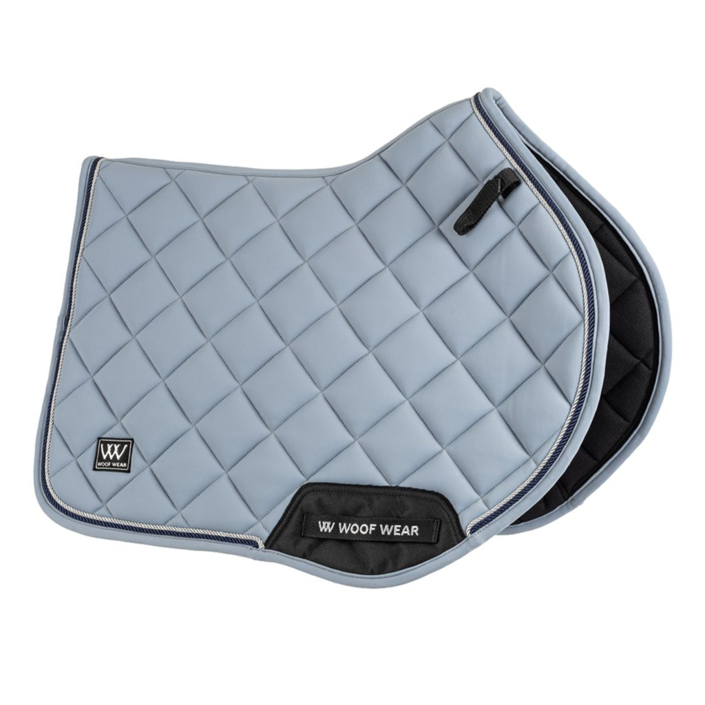 Woof Wear Vision Aura Close Contact Saddle Pad - Steel Blue