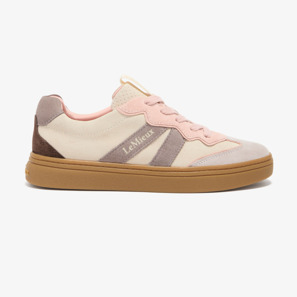 LeMieux Stockbridge Suede Lifestyle Trainers - Stone