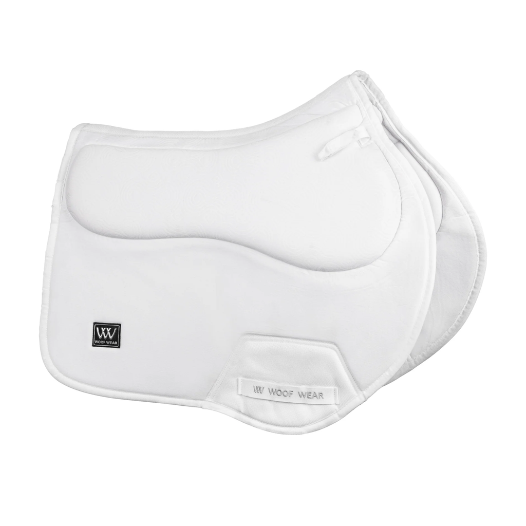 Woof Wear Elite Comfort Plus Close Contact Saddle Pad - White