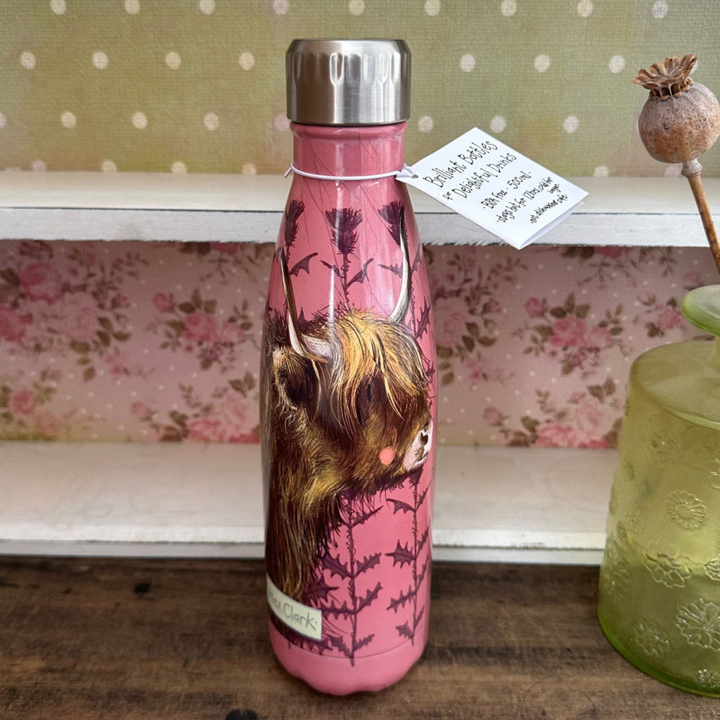 Alex Clark Highland Cow Water Bottle