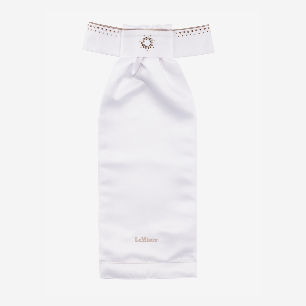 LeMieux Brilliance Stock - White/Espresso