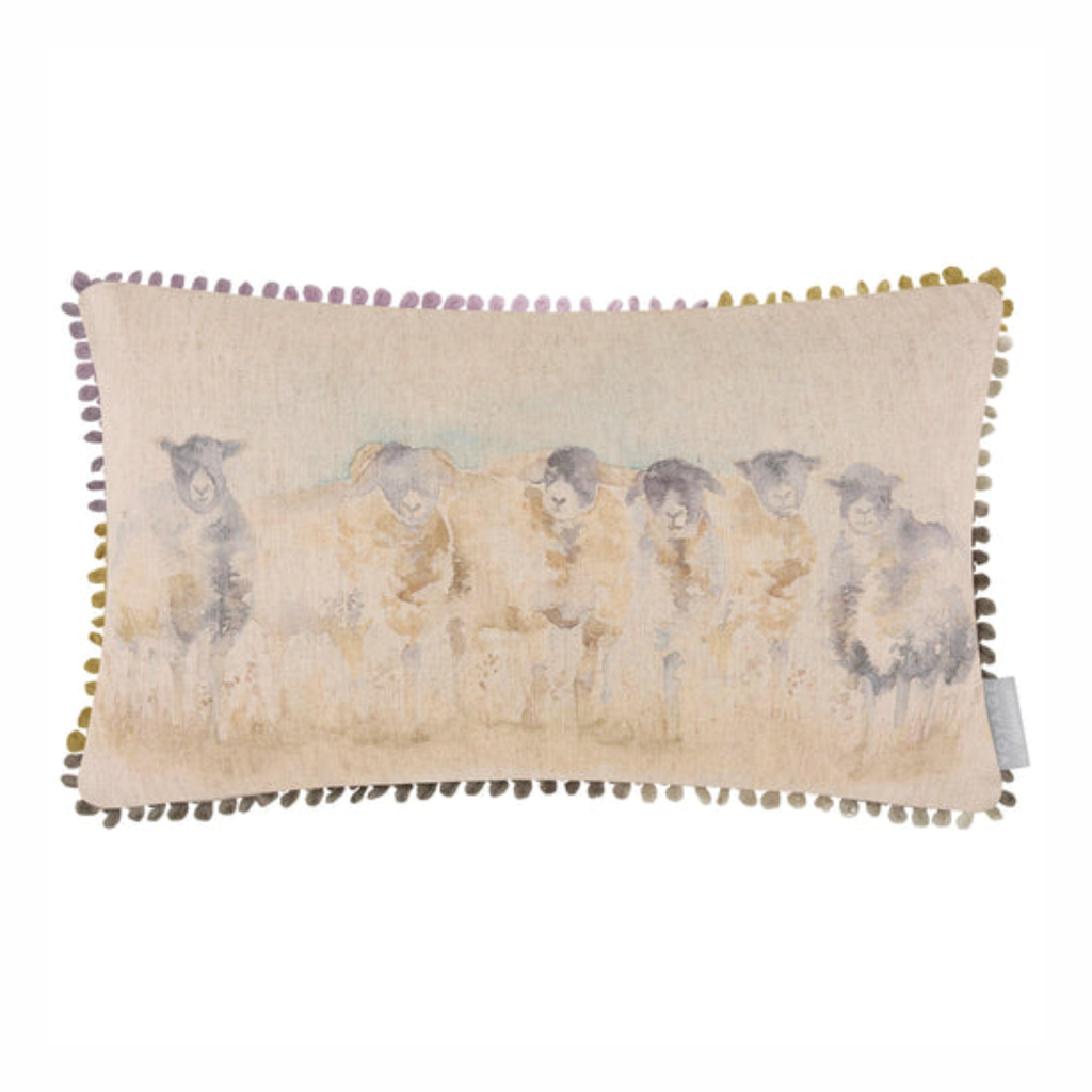 Voyage Maison Come By Printed Cushion - Cream