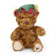 Petface Carley Curly Teddy with Elf Hat Christmas Dog Toy