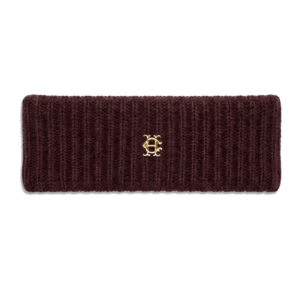 Holland Cooper Ladies Knitted Headband - Merlot