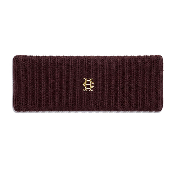Holland Cooper Ladies Knitted Headband - Merlot