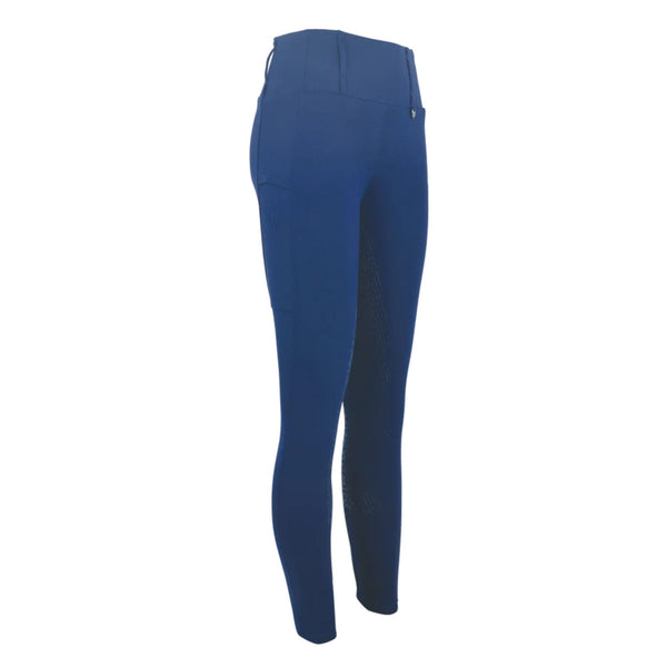 Woof Wear Ladies Full Seat All Season Riding Tights - Navy