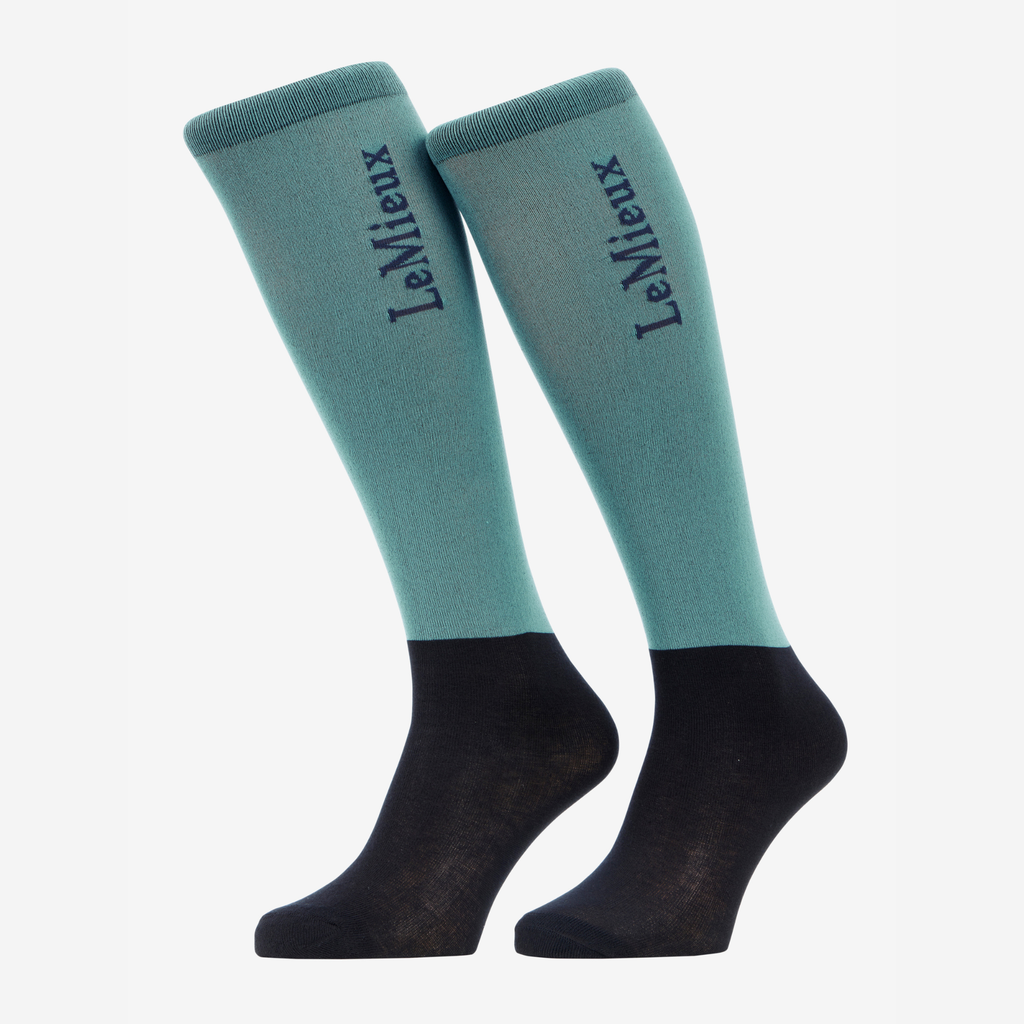 LeMieux Competition Socks 2 Pack - Aloe