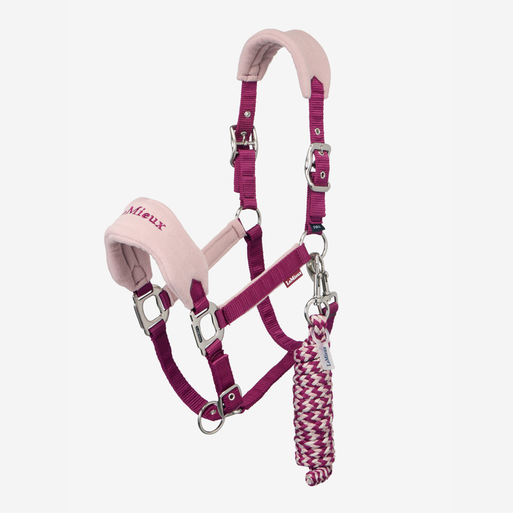 LeMieux Vogue Headcollar & Leadrope - Blackberry