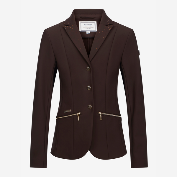 LeMieux Brilliance Junior Pro Show Jacket - Espresso