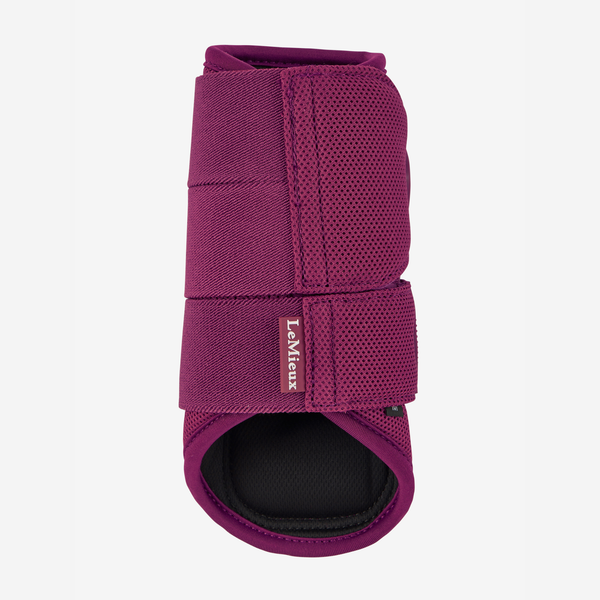 LeMieux Arika Mesh Brushing Boots - Blackberry
