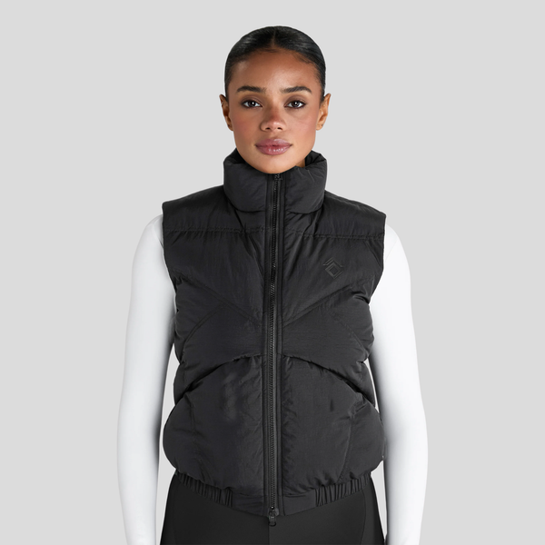 Aztec Diamond Core Mid-layer Gilet - Black