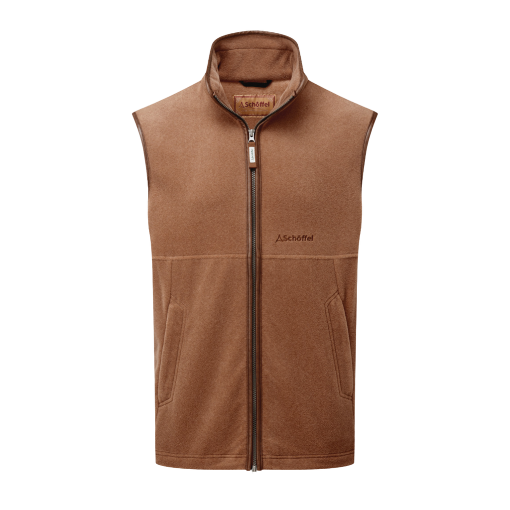 Schoffel Men's Oakham Fleece Gilet - Toffee