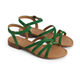 Fairfax and Favor St Ives Sandal - Clover Green Suede