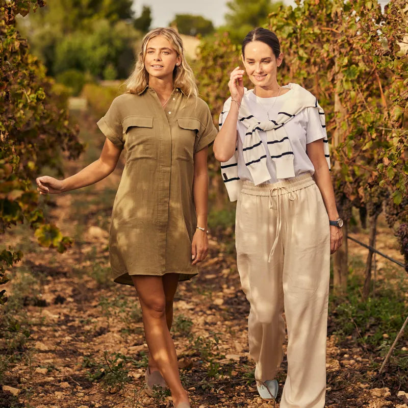 Schoffel Ladies Olive Dress - Light Khaki Green
