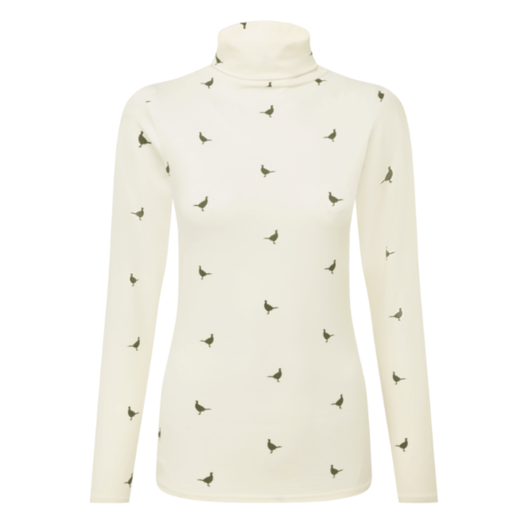 Schoffel Ladies Malham Top - Dark Khaki Green Pheasant