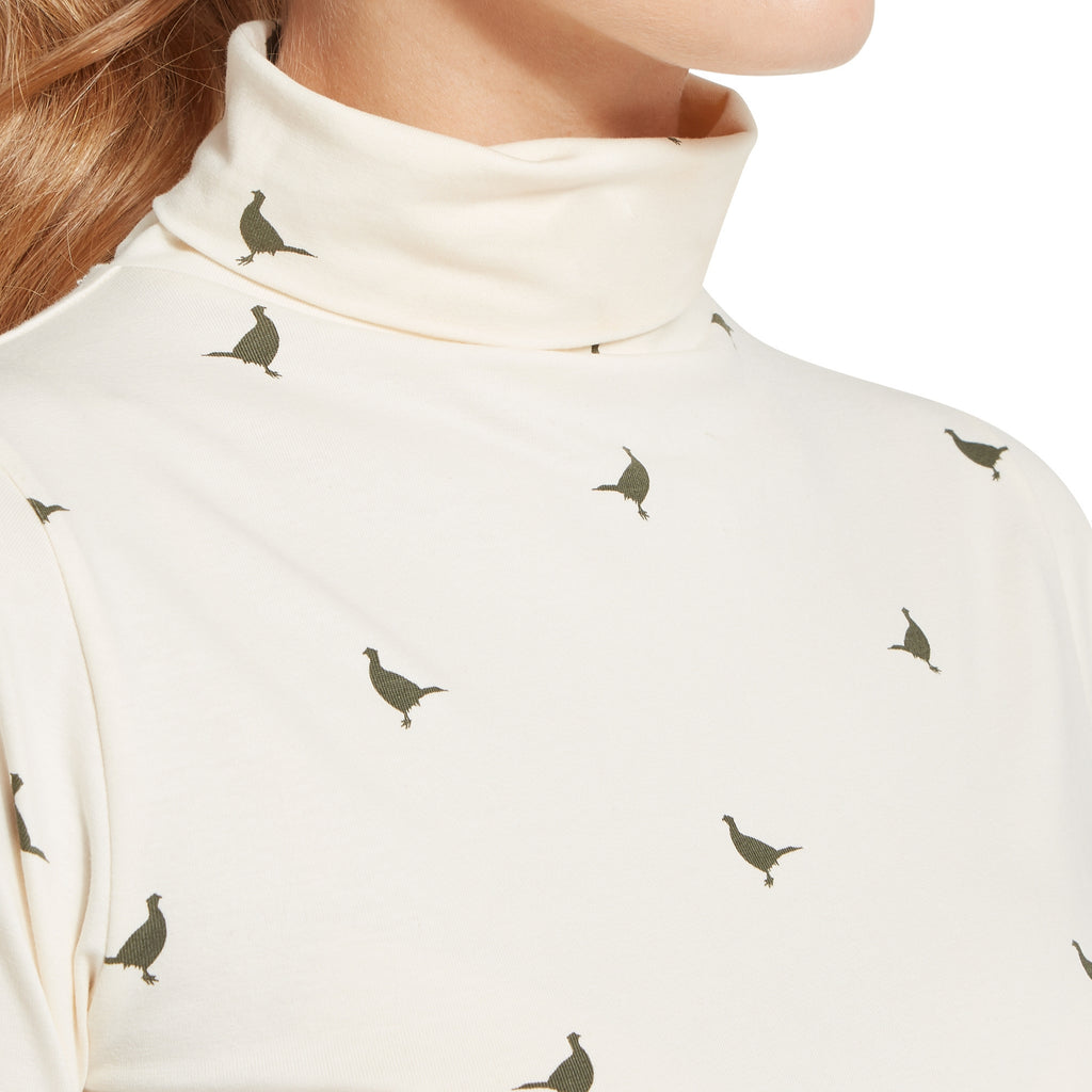 Schoffel Ladies Malham Top - Dark Khaki Green Pheasant