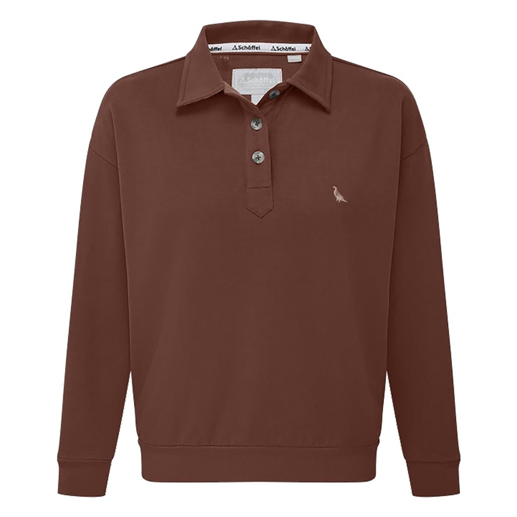Schoffel Ladies Horseley Rugby Shirt - Chocolate