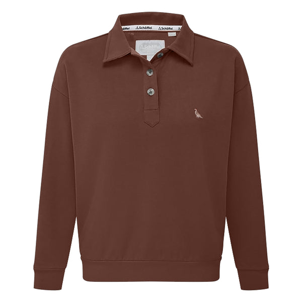 Schoffel Ladies Horseley Rugby Shirt - Chocolate