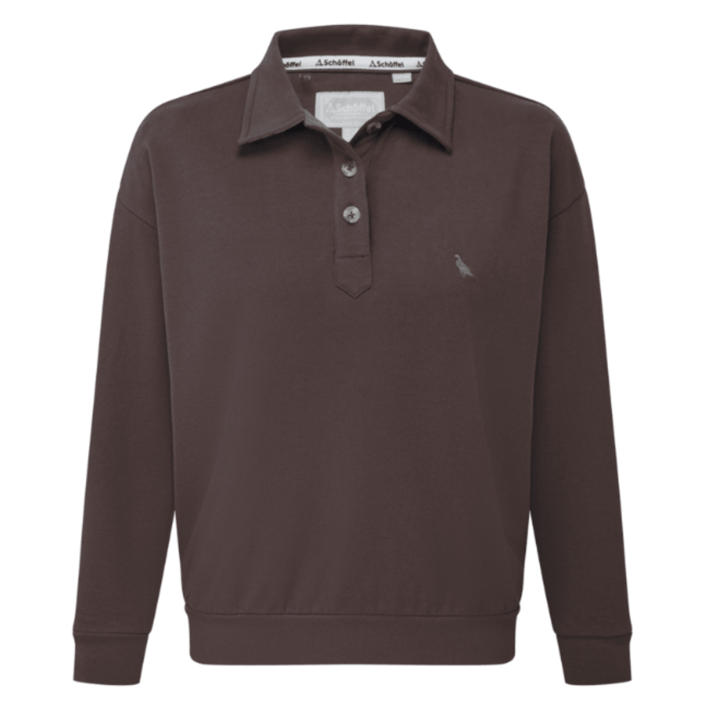 Schoffel Ladies Horseley Rugby Shirt - Chocolate