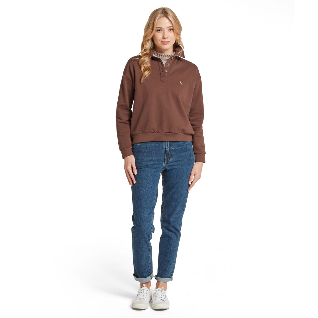 Schoffel Ladies Horseley Rugby Shirt - Chocolate