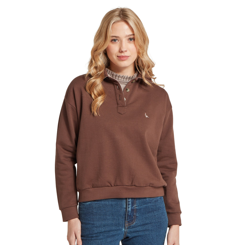 Schoffel Ladies Horseley Rugby Shirt - Chocolate