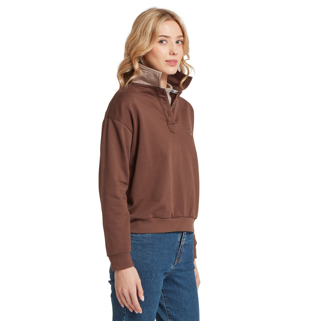 Schoffel Ladies Horseley Rugby Shirt - Chocolate