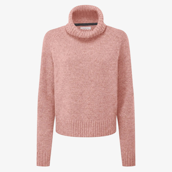 Schoffel Ladies Sutton Roll Neck Jumper - Dusky Pink