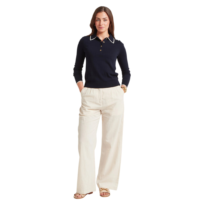 Schoffel Ladies Portloe Jumper - Navy/Dove