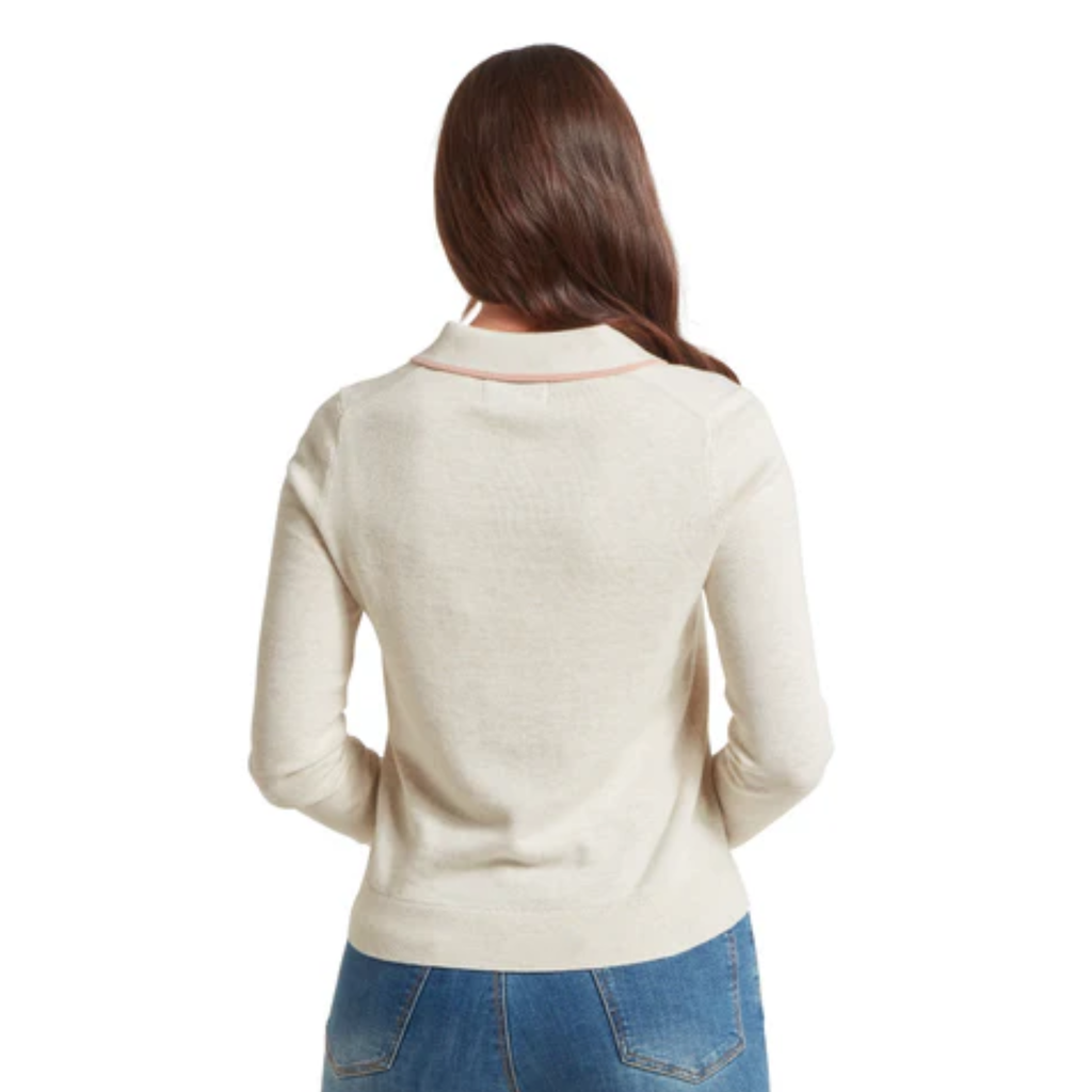 Schoffel Ladies Portloe Jumper - Dove