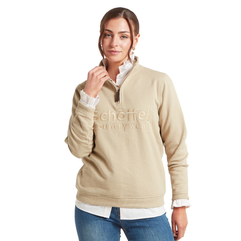 Schoffel Ladies St Issey Sweat - Cobblestone