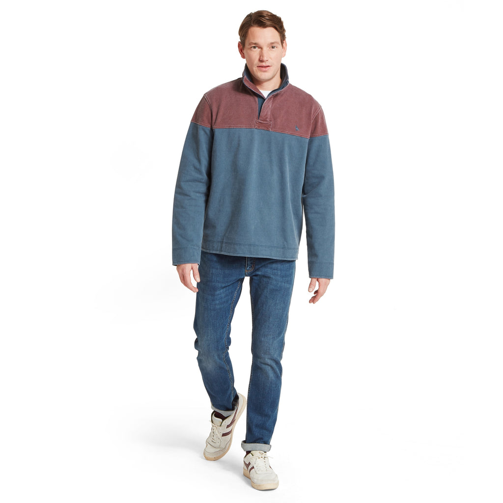 Schoffel Mens Helford Heritage Sweatshirt - Port