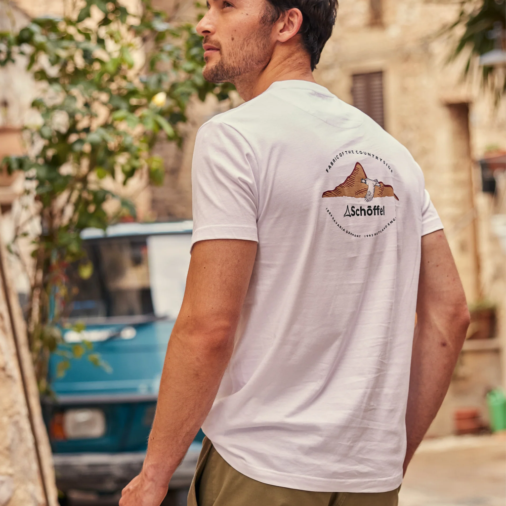 Schoffel Mens Talland T-Shirt - White Mountain