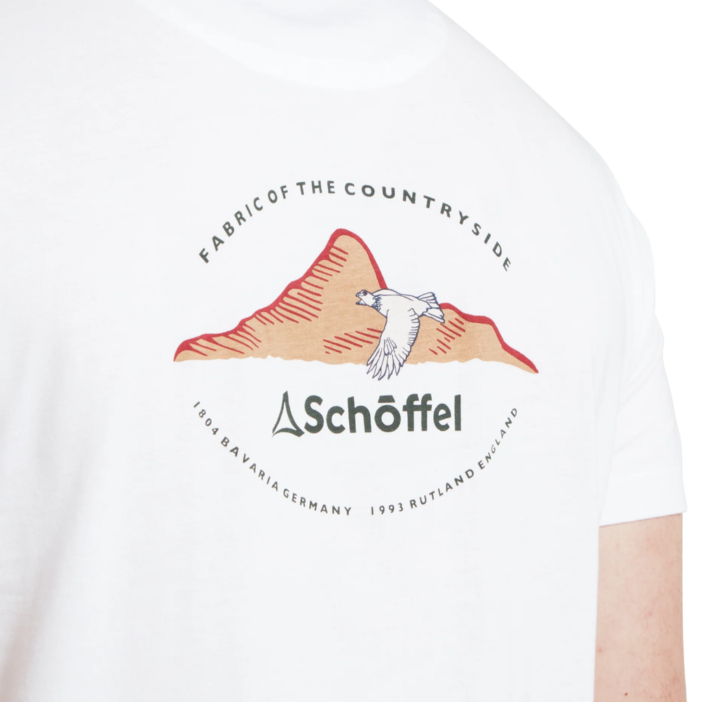 Schoffel Mens Talland T-Shirt - White Mountain