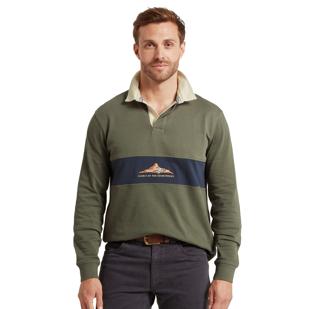 Schoffel Mens Saunton Rugby Top - Beetle Green