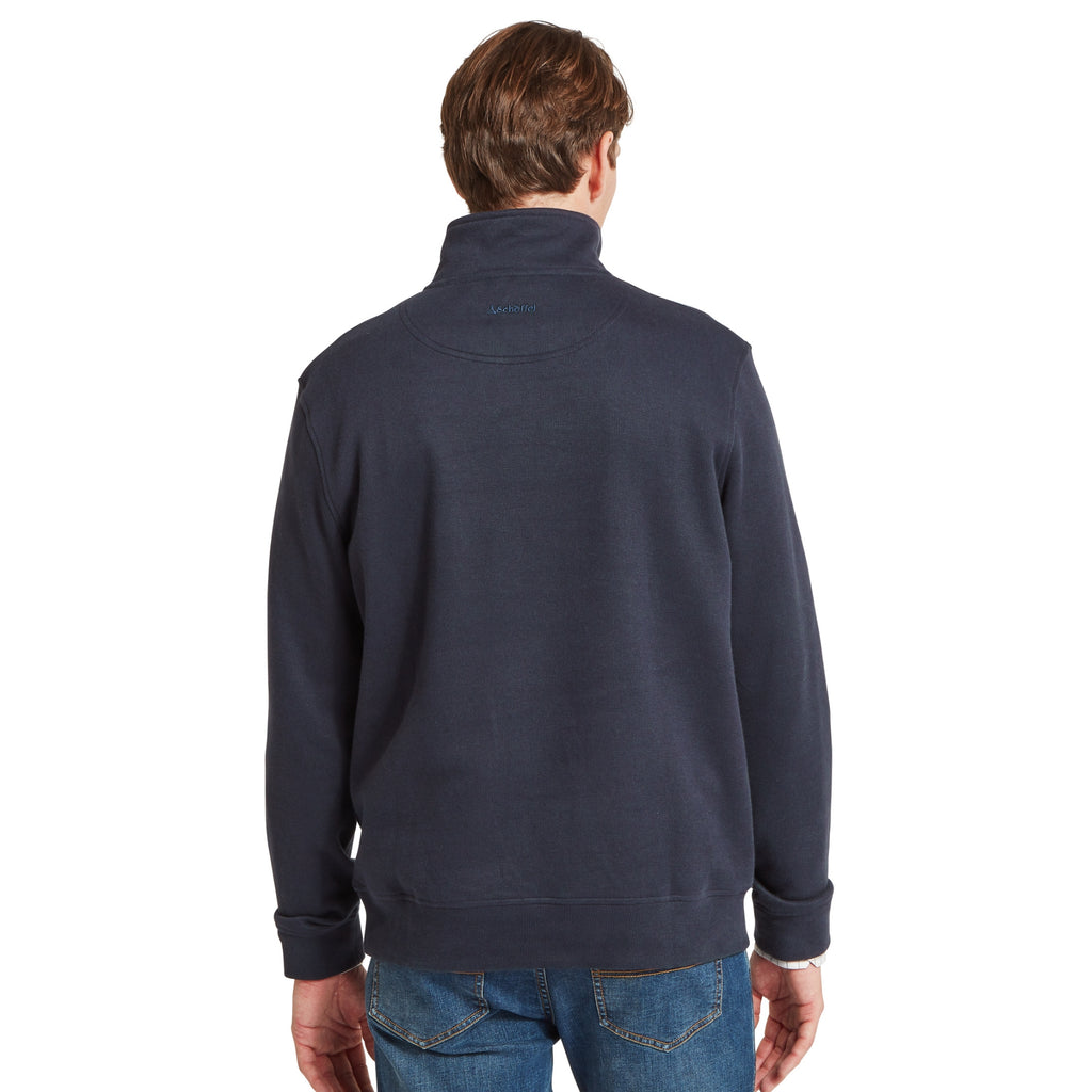 Schoffel Mens Kingsand 1/4 Zip Jumper - Dark Navy