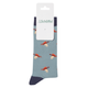 Schoffel Ladies Single Cotton Sock - Sterling Blue Pheasant