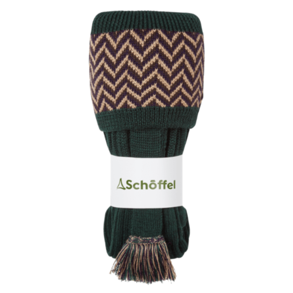 Schoffel Herringbone Sock - Deep Pine