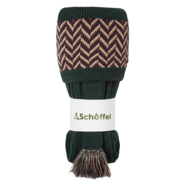 Schoffel Herringbone Sock - Deep Pine