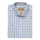 Schoffel Mens Hebden Shirt - Mist Blue/Vintage Indigo Check