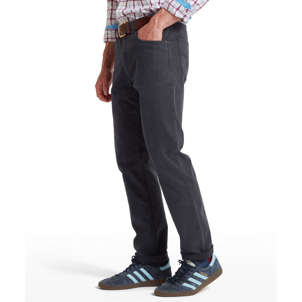 Schoffel Mens Canterbury 5 Pocket Jean - Charcoal