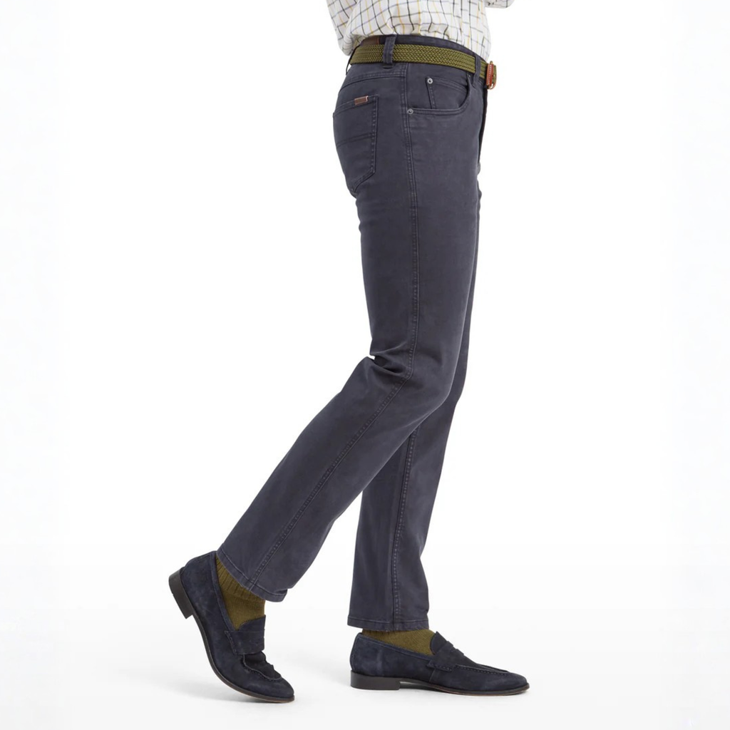 Schoffel Mens Canterbury 5 Pocket Jeans - Charcoal