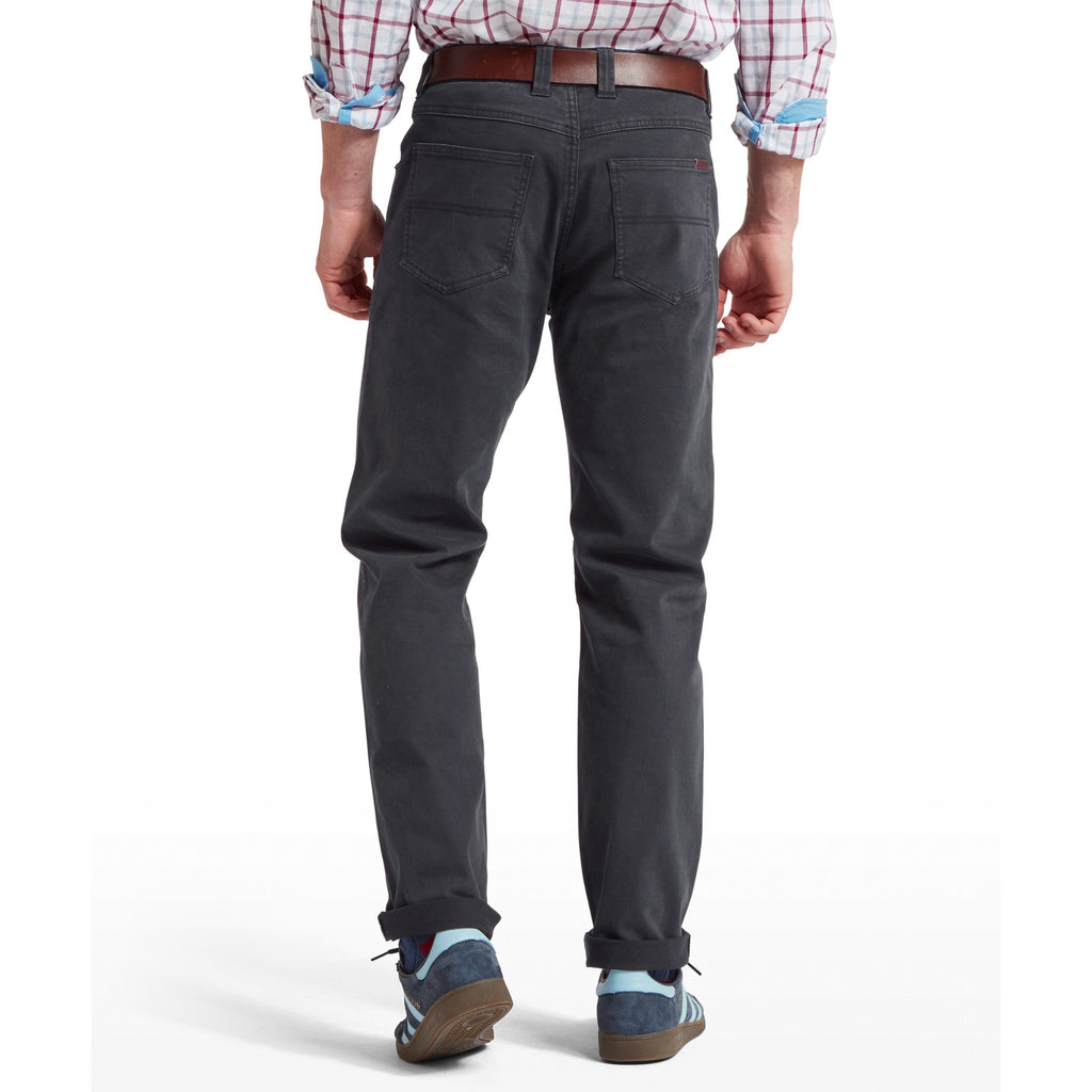 Schoffel Mens Canterbury 5 Pocket Jean - Charcoal